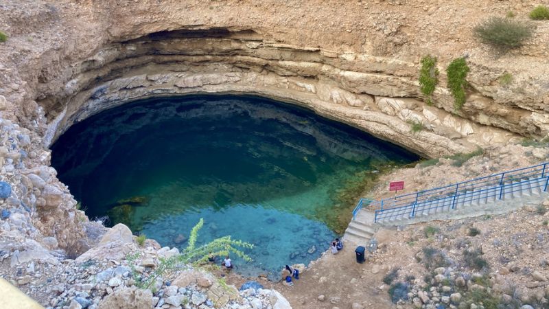Return to Muscat via Bimmah Sinkhole