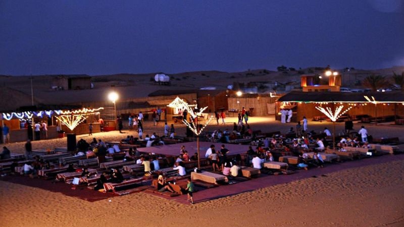 Sunset Spectacle and Desert Camp Experience