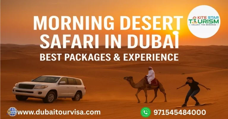 morning desert safari in Dubai